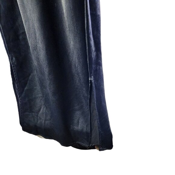 Anthropologie Black Silky Viscose Slip Dress Adjustable Straps‎ Satin Finish XXS - Picture 8 of 10